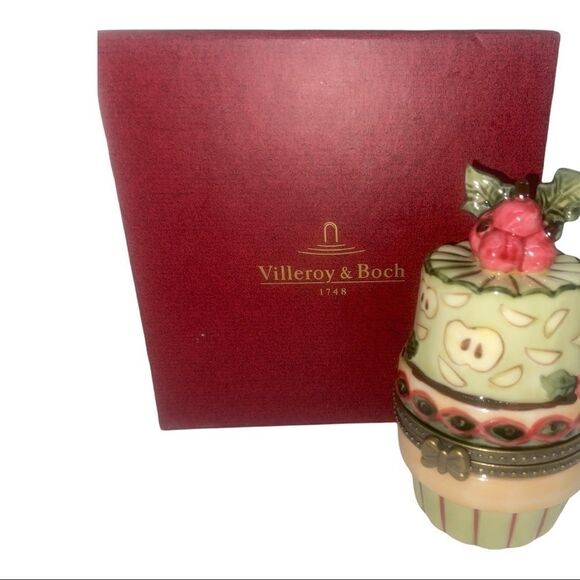 NEW in Box Villeroy & Boch Apple Pie Hinged Trinket Box 1748 - Picture 7 of 16